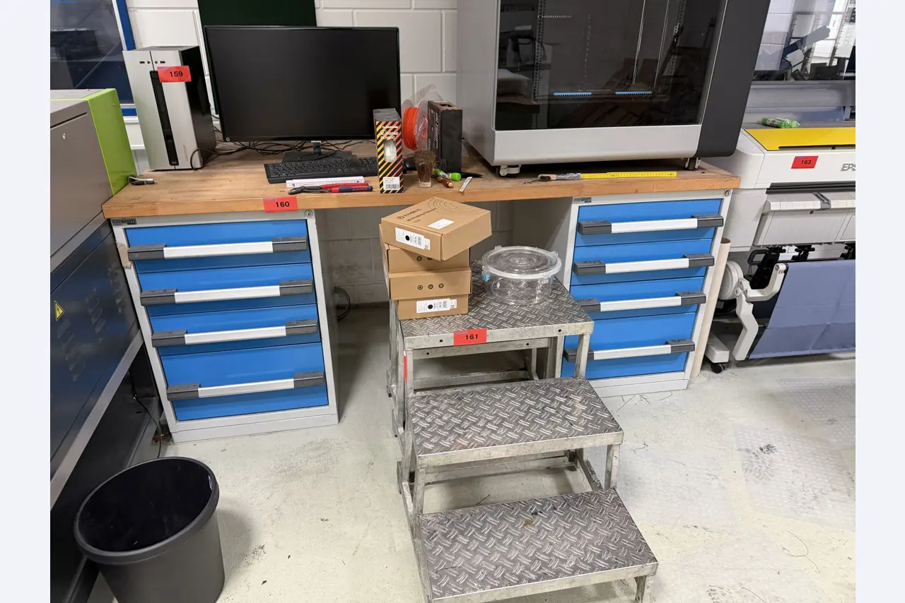 Operating equipment of a technical flocking company-1