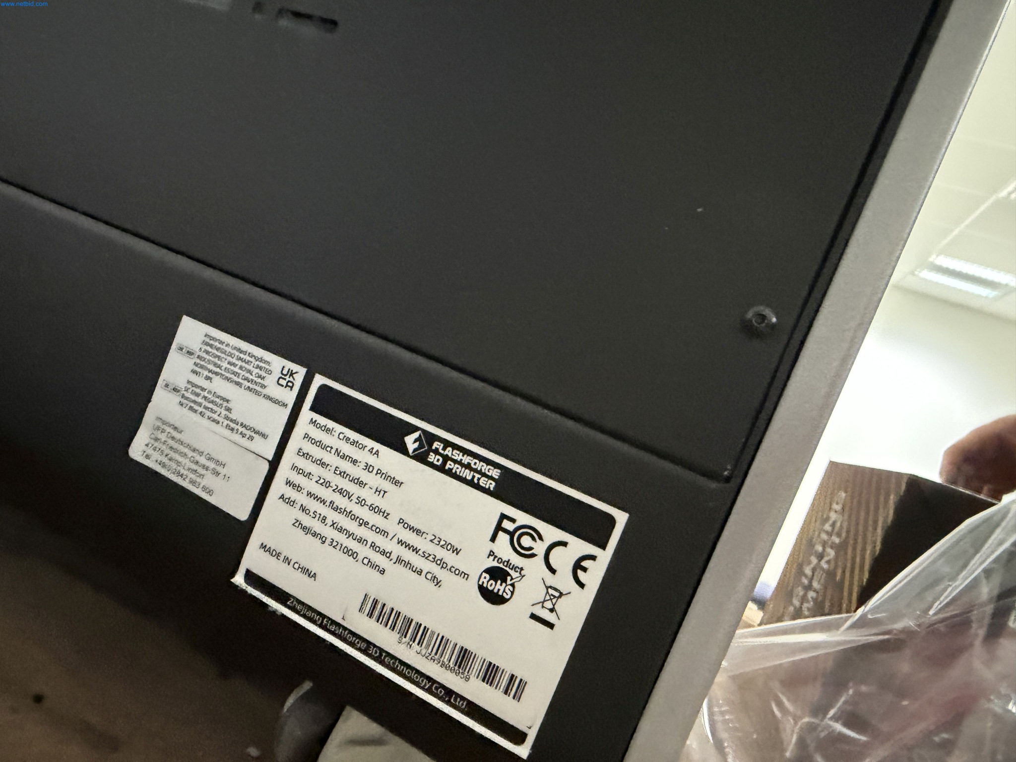 Operating equipment of a technical flocking company-3