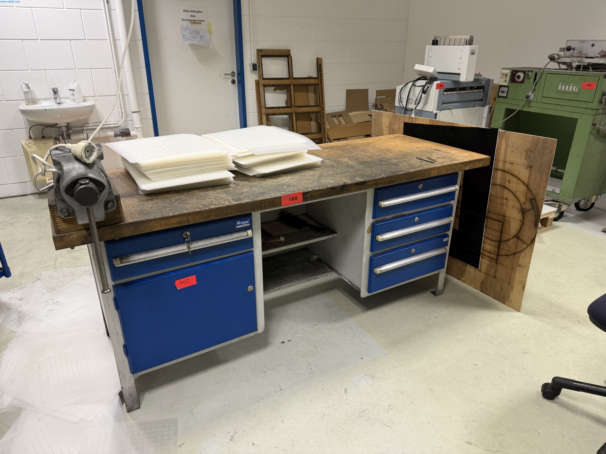 Operating equipment of a technical flocking company-1