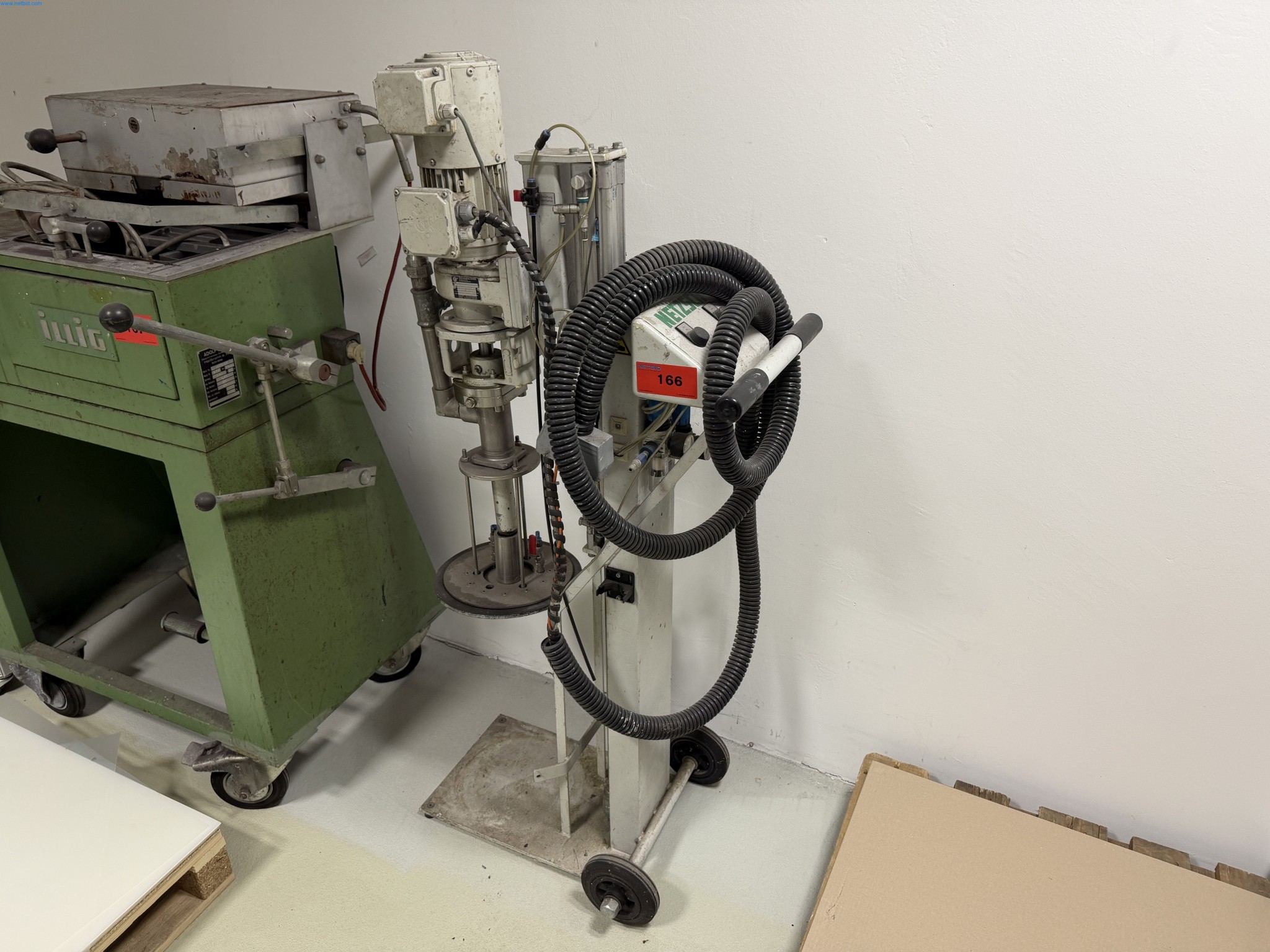 Operating equipment of a technical flocking company-1