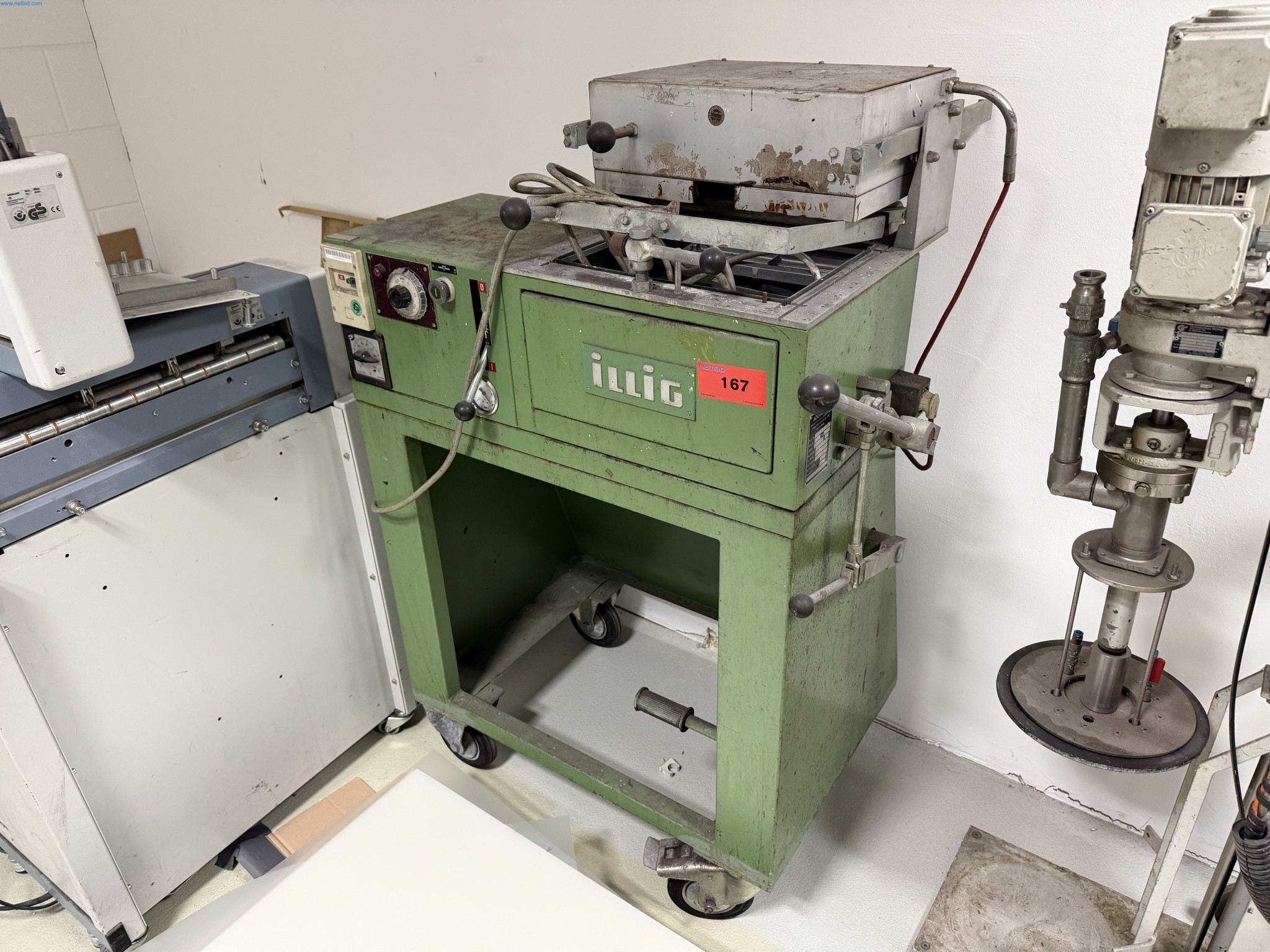 Operating equipment of a technical flocking company-1