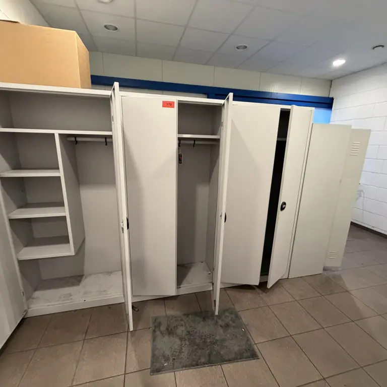 3 Sheet steel cabinets