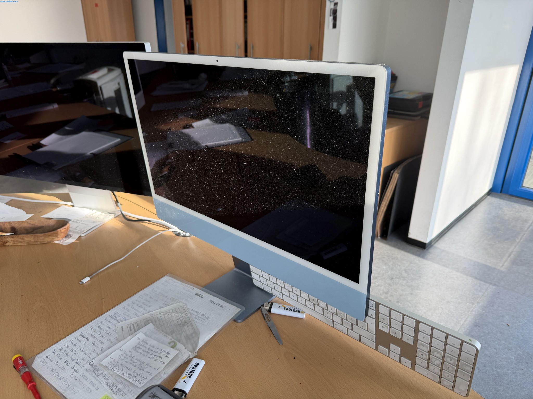 Operating equipment of a technical flocking company-2