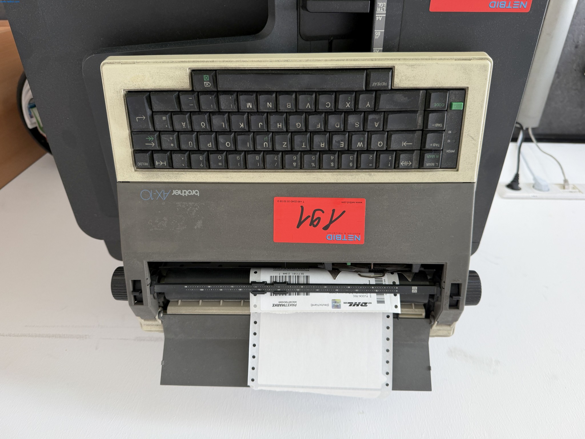 Operating equipment of a technical flocking company-3