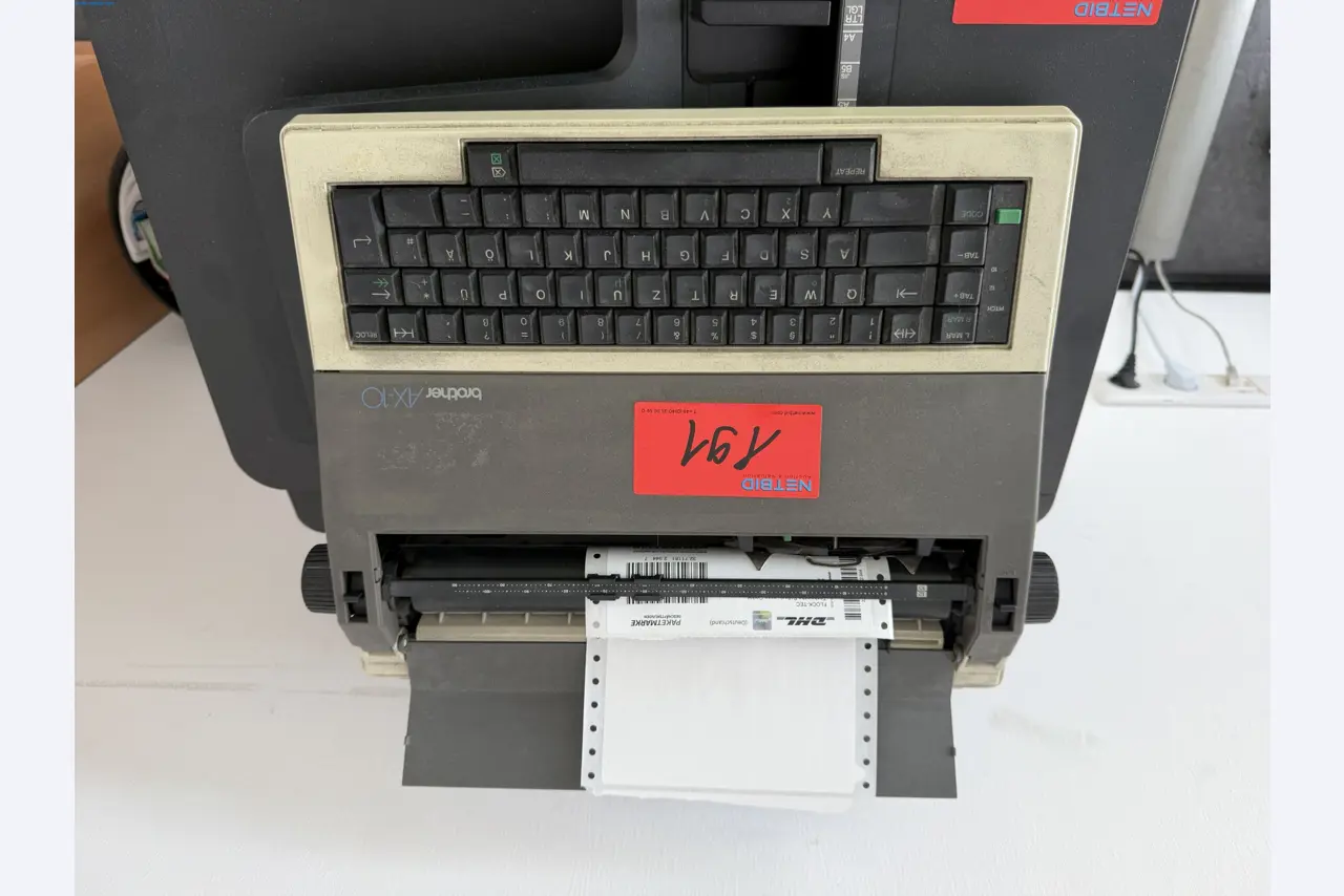 Operating equipment of a technical flocking company-3