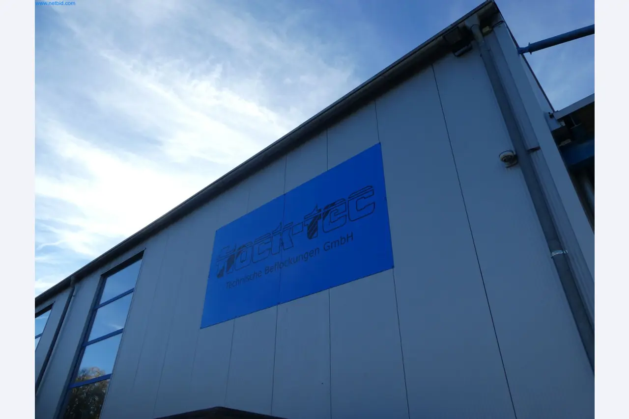 Operating equipment of a technical flocking company-1