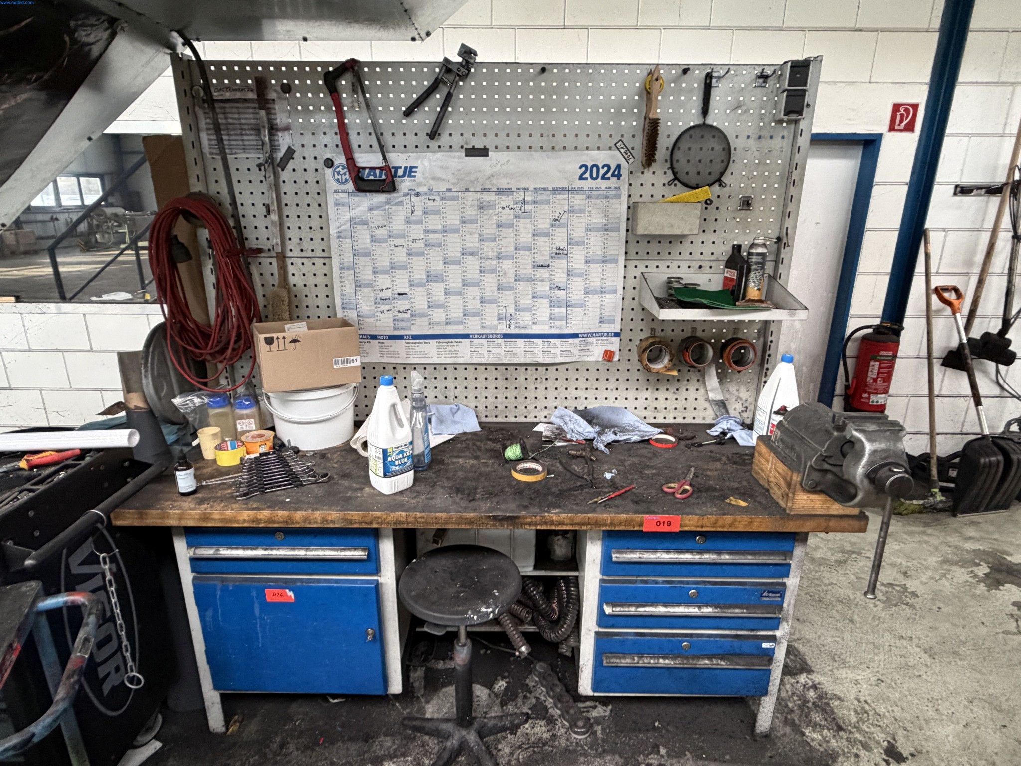 Operating equipment of a technical flocking company-1