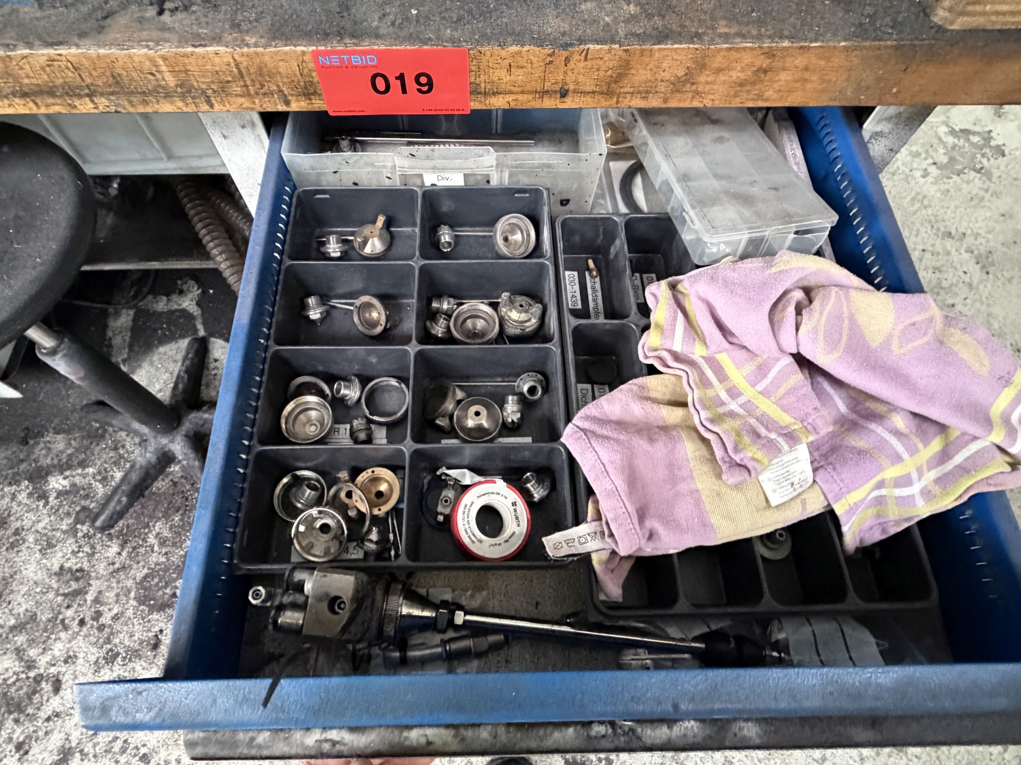 Operating equipment of a technical flocking company-2