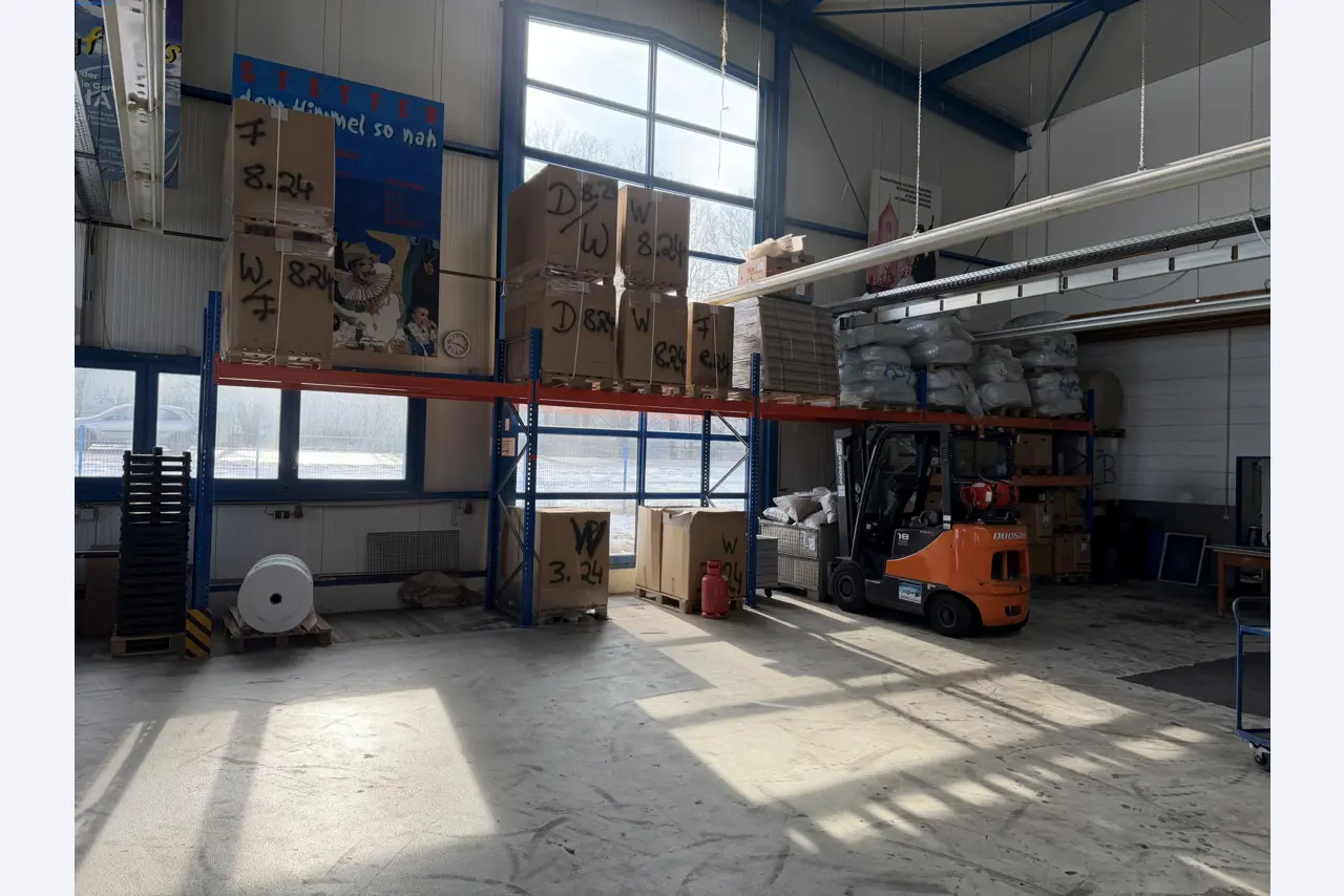 Operating equipment of a technical flocking company-1