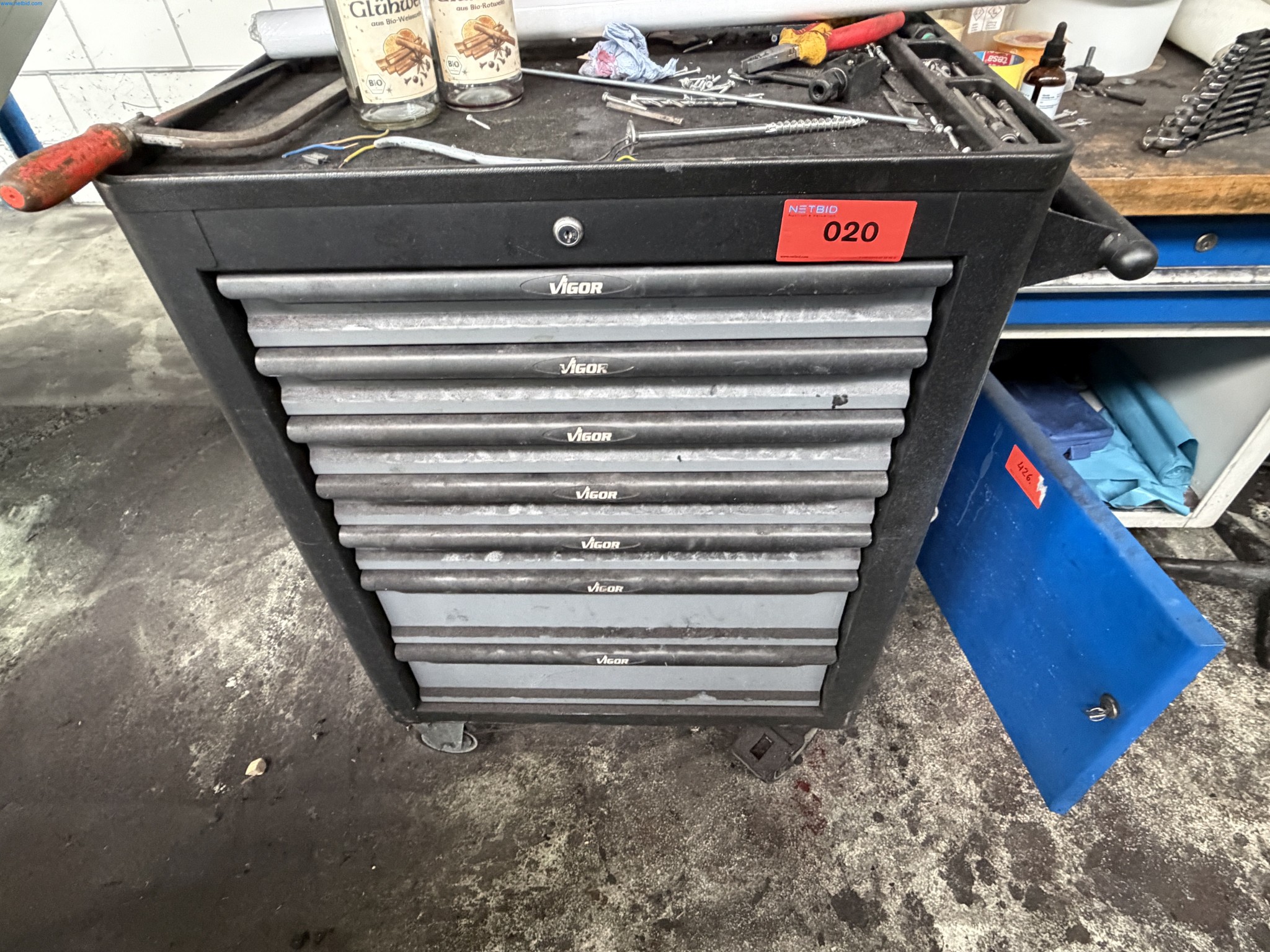 Operating equipment of a technical flocking company-1