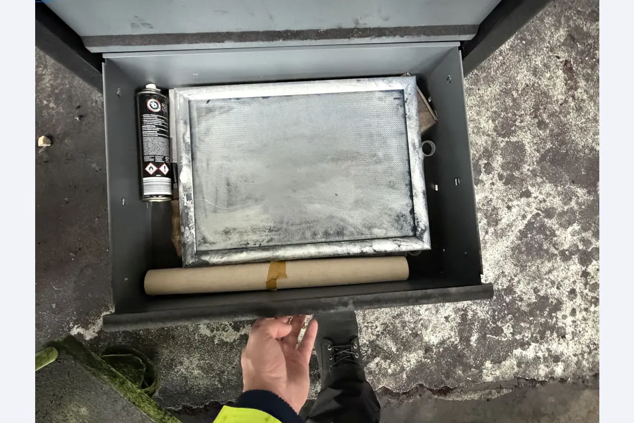 Operating equipment of a technical flocking company-9