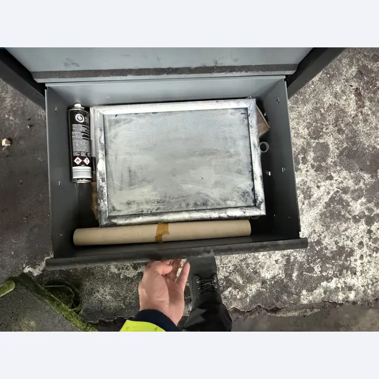 Operating equipment of a technical flocking company-9