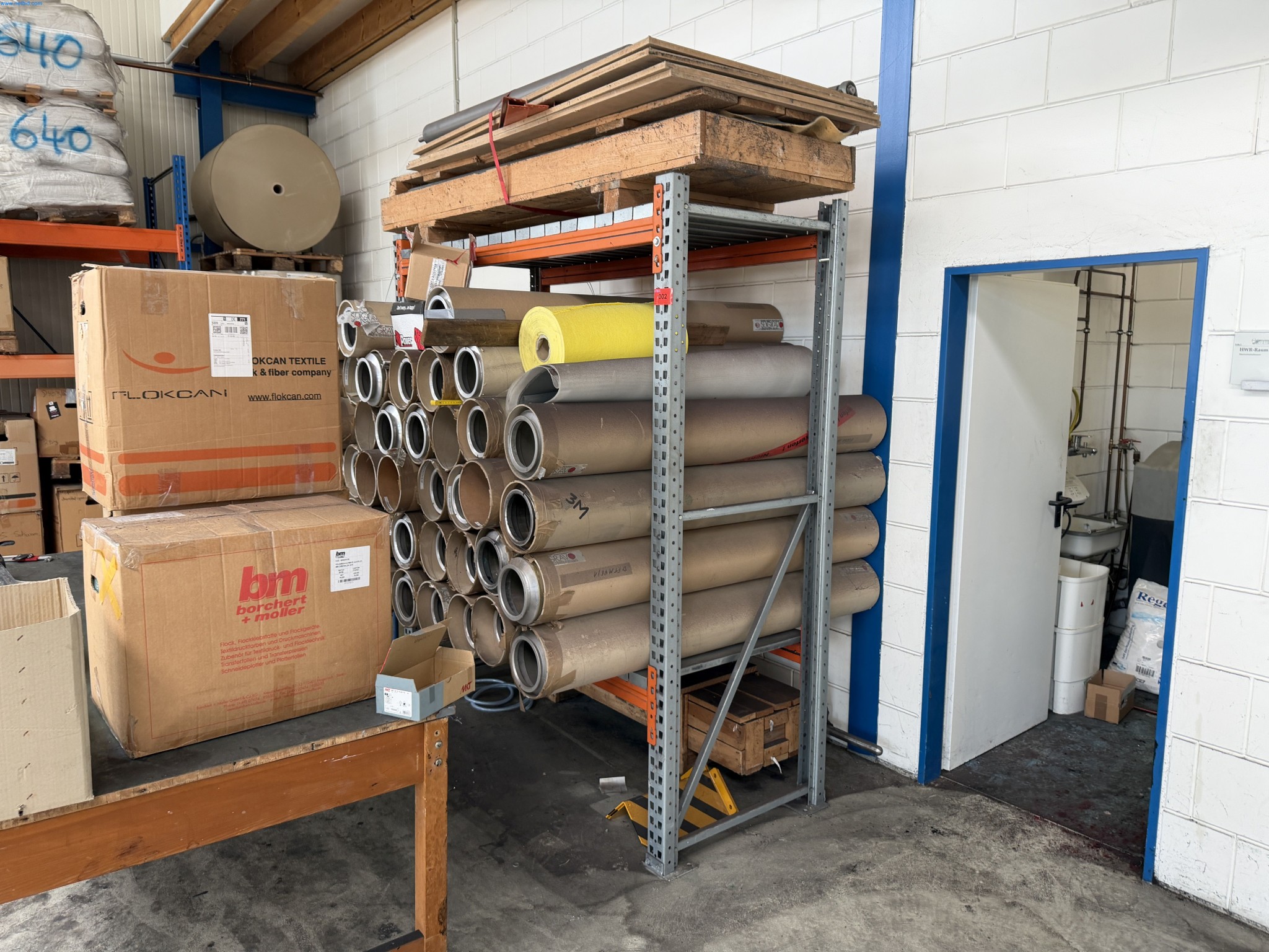 Operating equipment of a technical flocking company-1