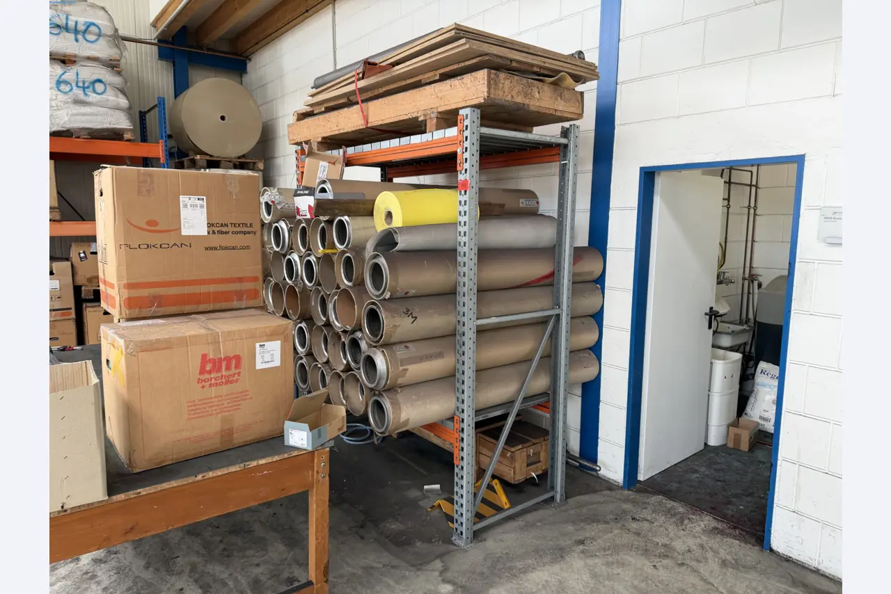 Operating equipment of a technical flocking company-1