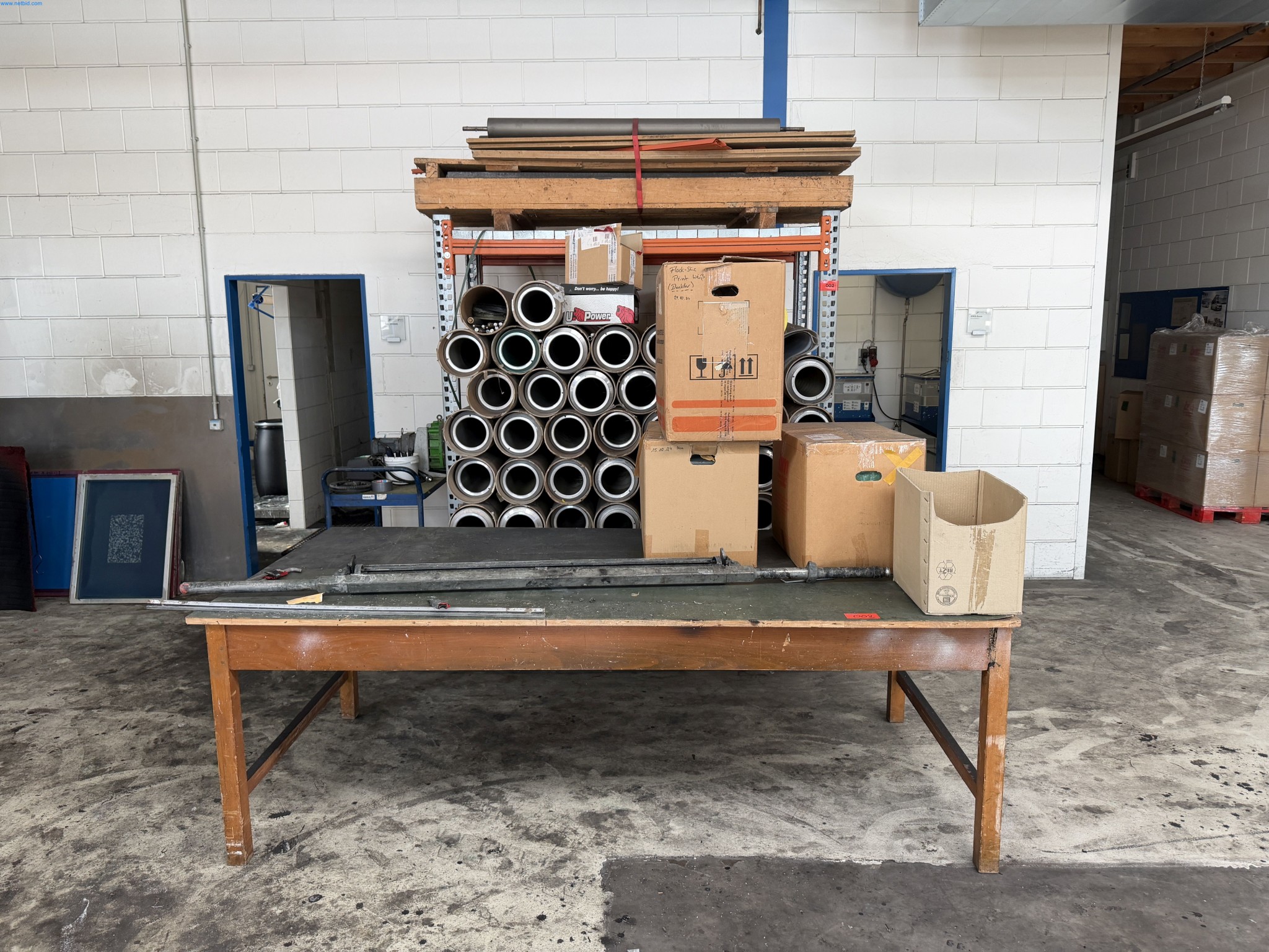 Operating equipment of a technical flocking company-2