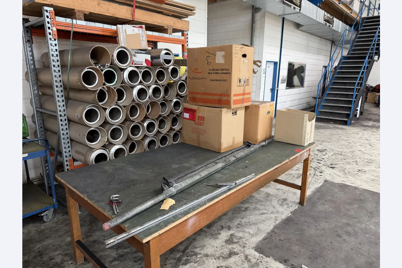 Operating equipment of a technical flocking company-3