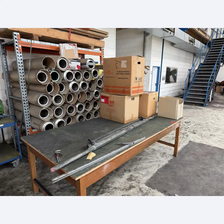 Operating equipment of a technical flocking company-3