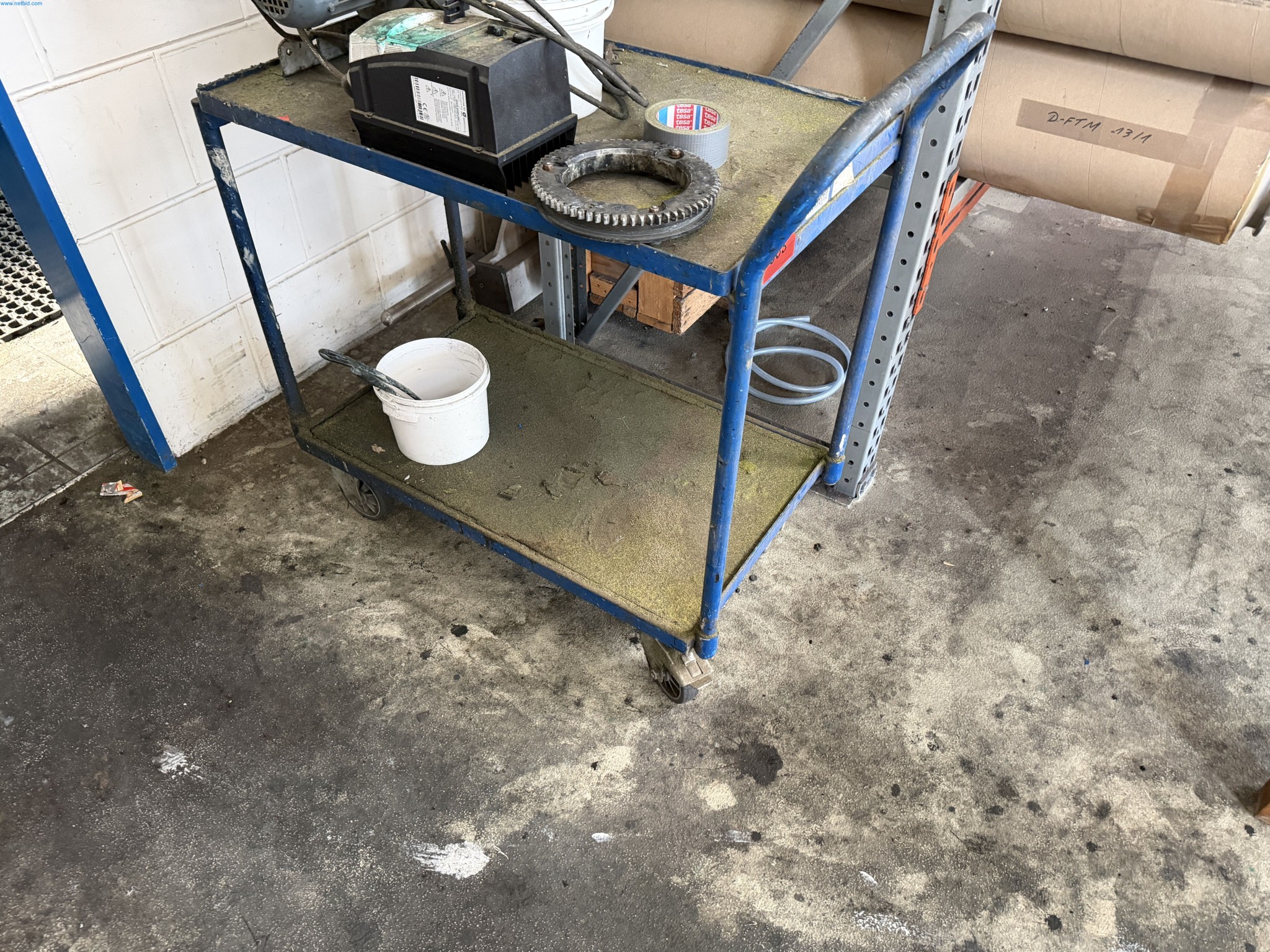 Operating equipment of a technical flocking company-4