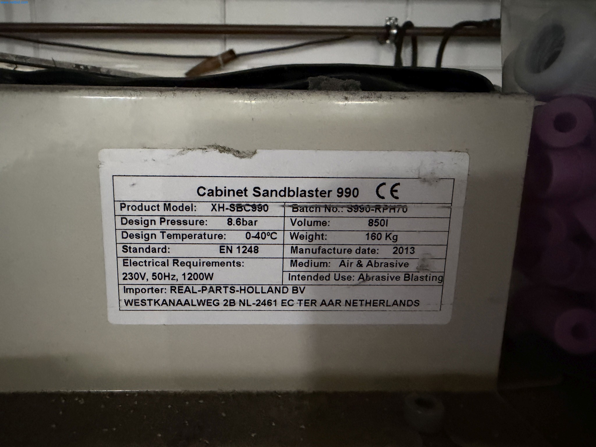 Operating equipment of a technical flocking company-2