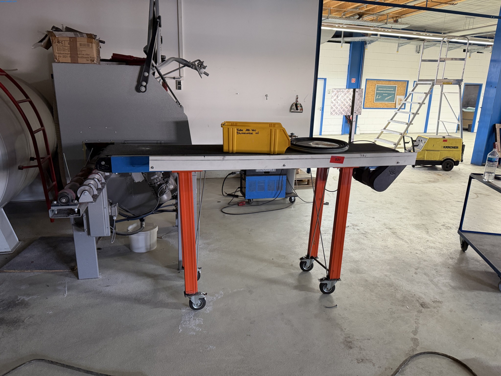 Operating equipment of a technical flocking company-1