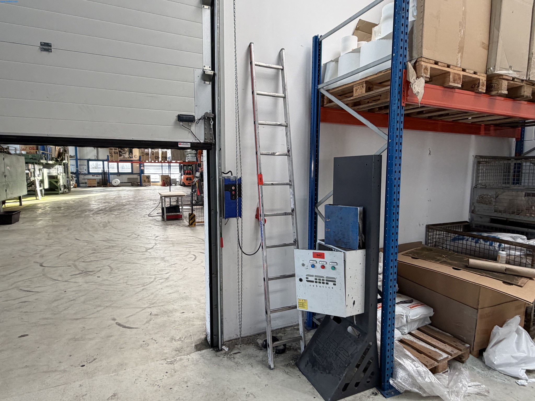 Operating equipment of a technical flocking company-1