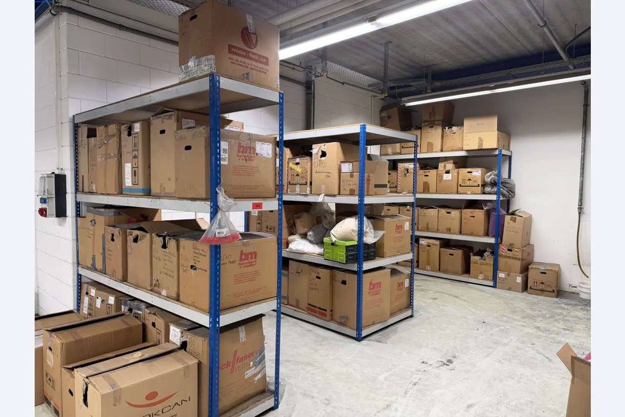 Operating equipment of a technical flocking company-1