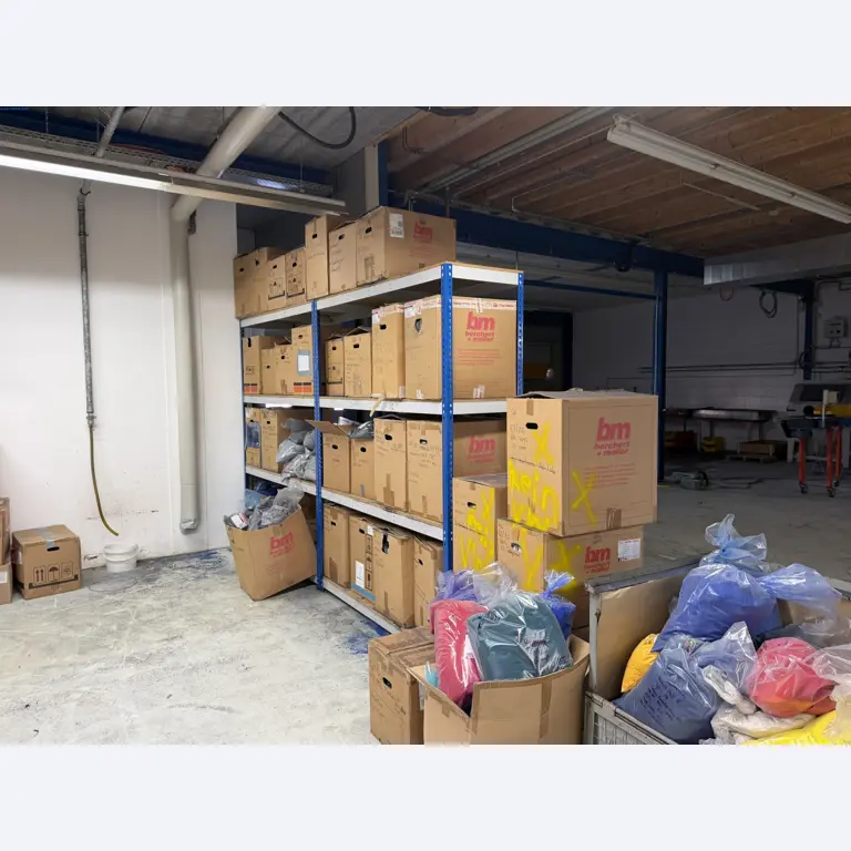 Operating equipment of a technical flocking company-2