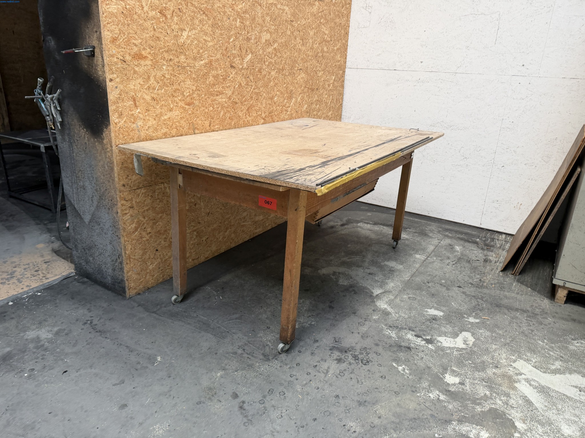 Operating equipment of a technical flocking company-1