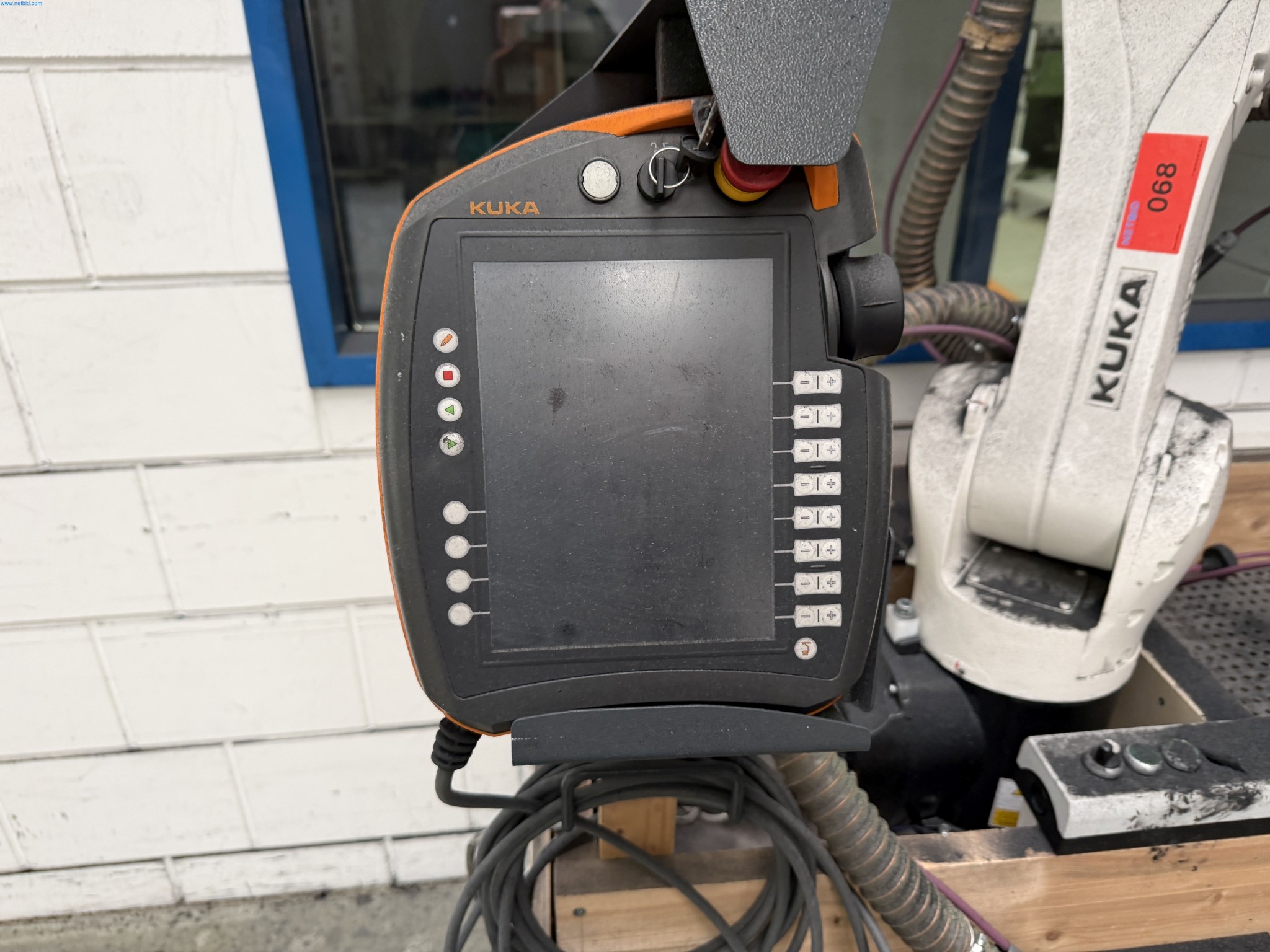 Operating equipment of a technical flocking company-2