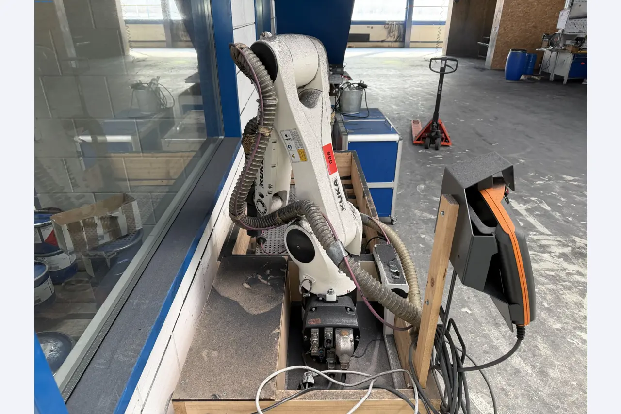 Operating equipment of a technical flocking company-3