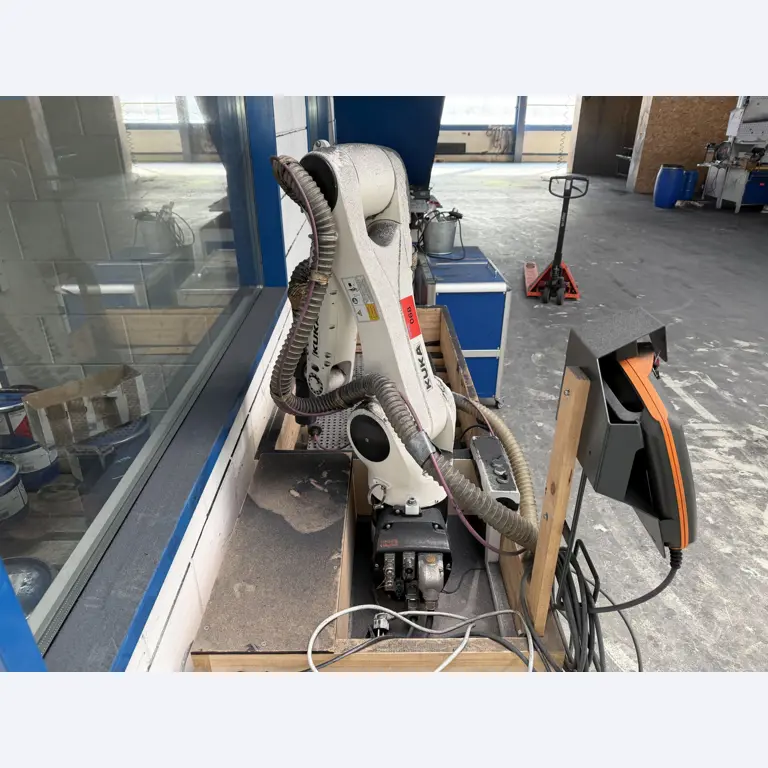 Operating equipment of a technical flocking company-3