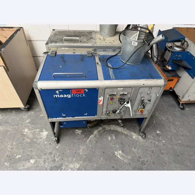 Operating equipment of a technical flocking company-1