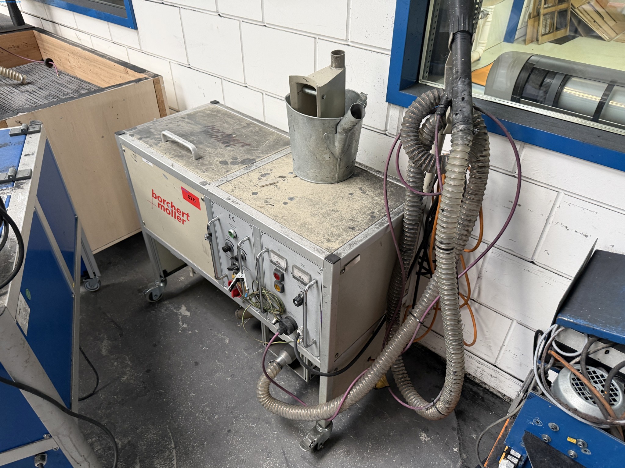 Operating equipment of a technical flocking company-1