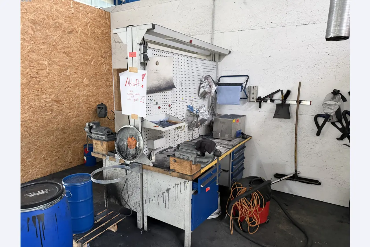 Operating equipment of a technical flocking company-1