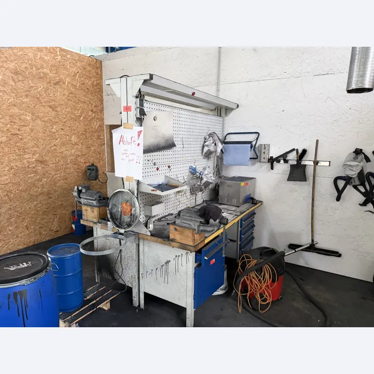 Operating equipment of a technical flocking company-1