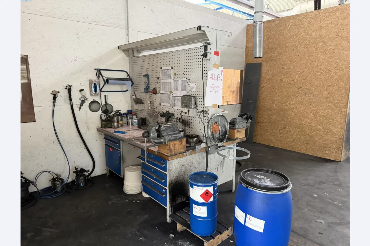 Operating equipment of a technical flocking company-2