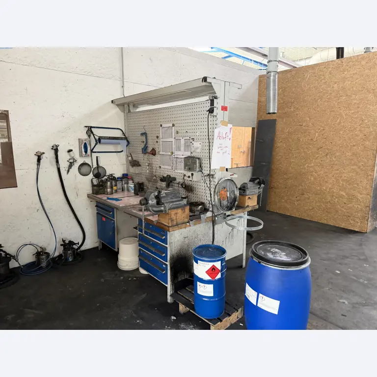 Operating equipment of a technical flocking company-2