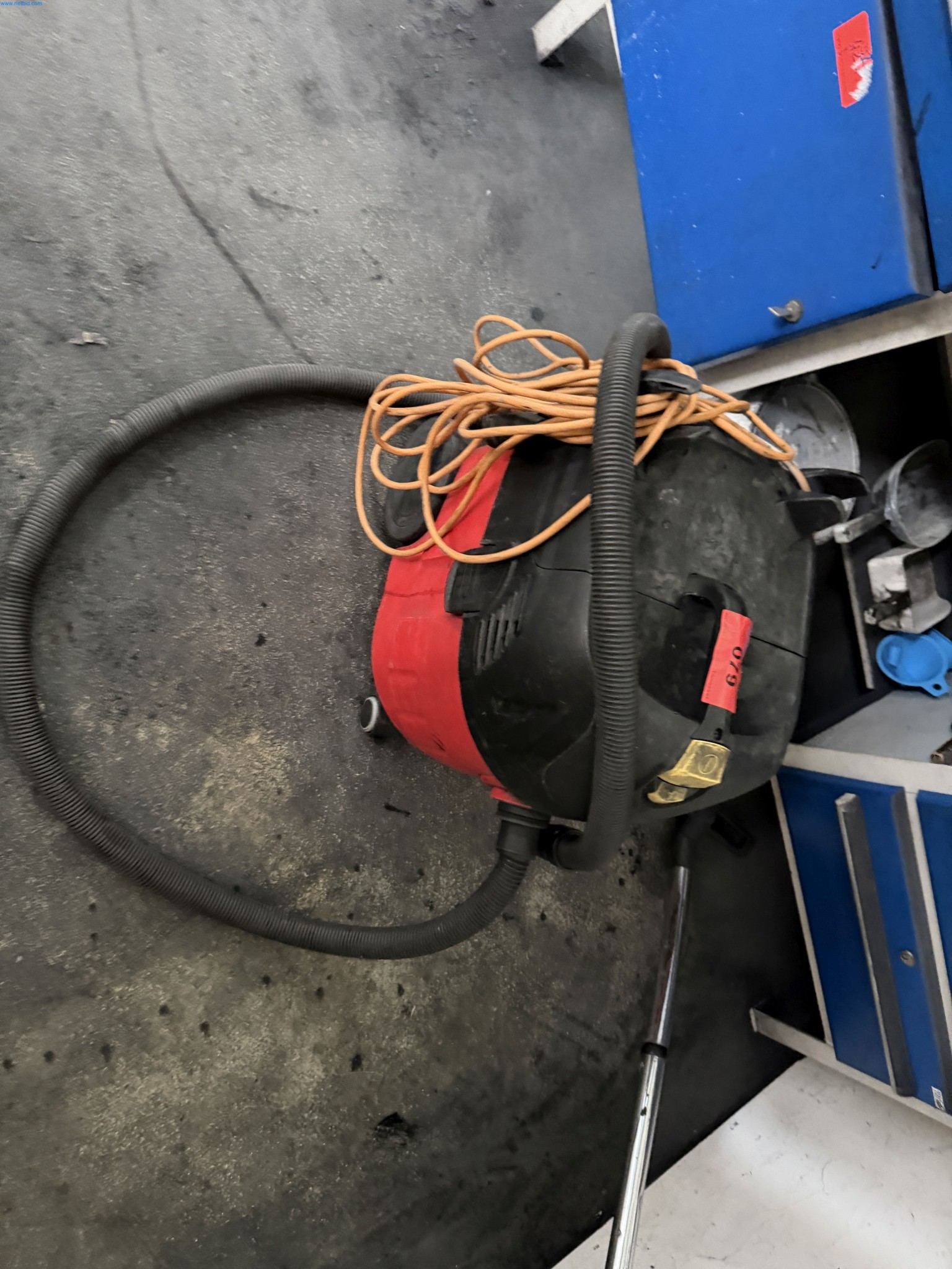 Operating equipment of a technical flocking company-1