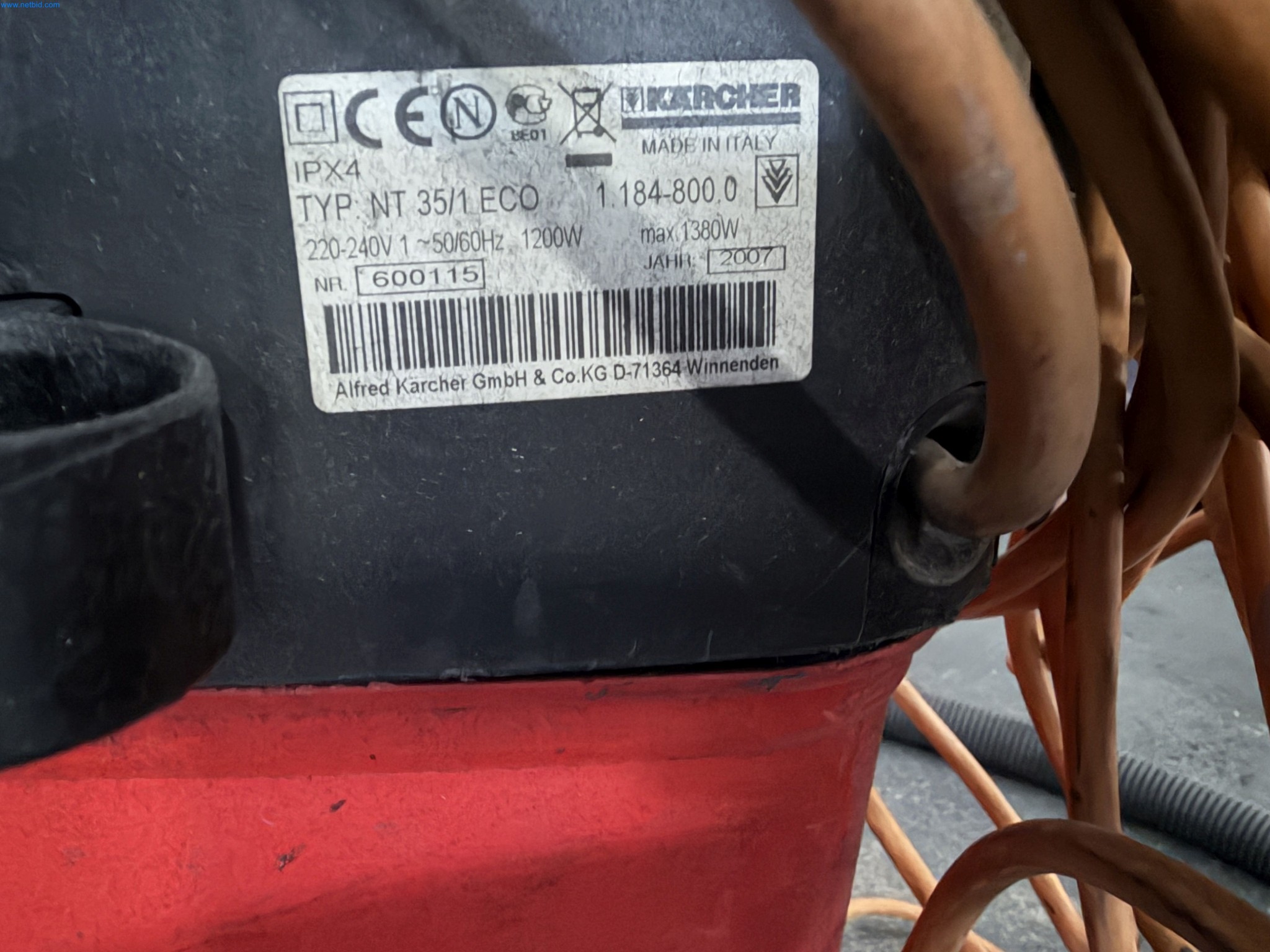 Operating equipment of a technical flocking company-2