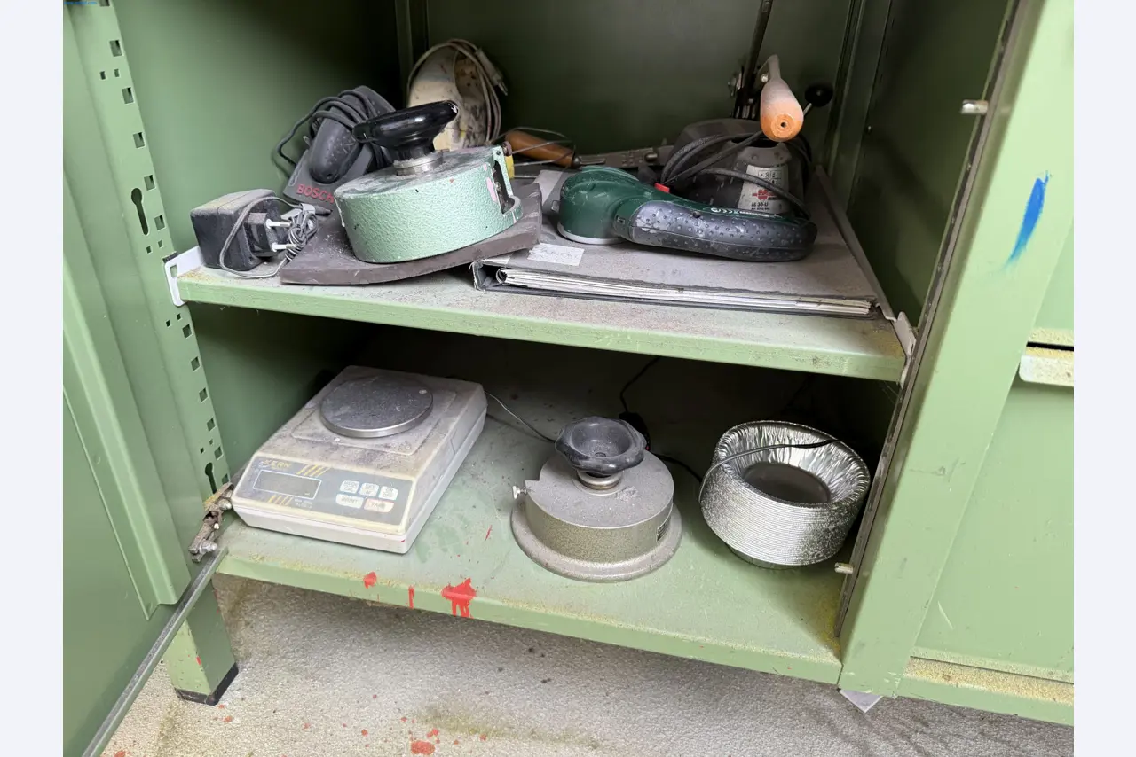 Operating equipment of a technical flocking company-3