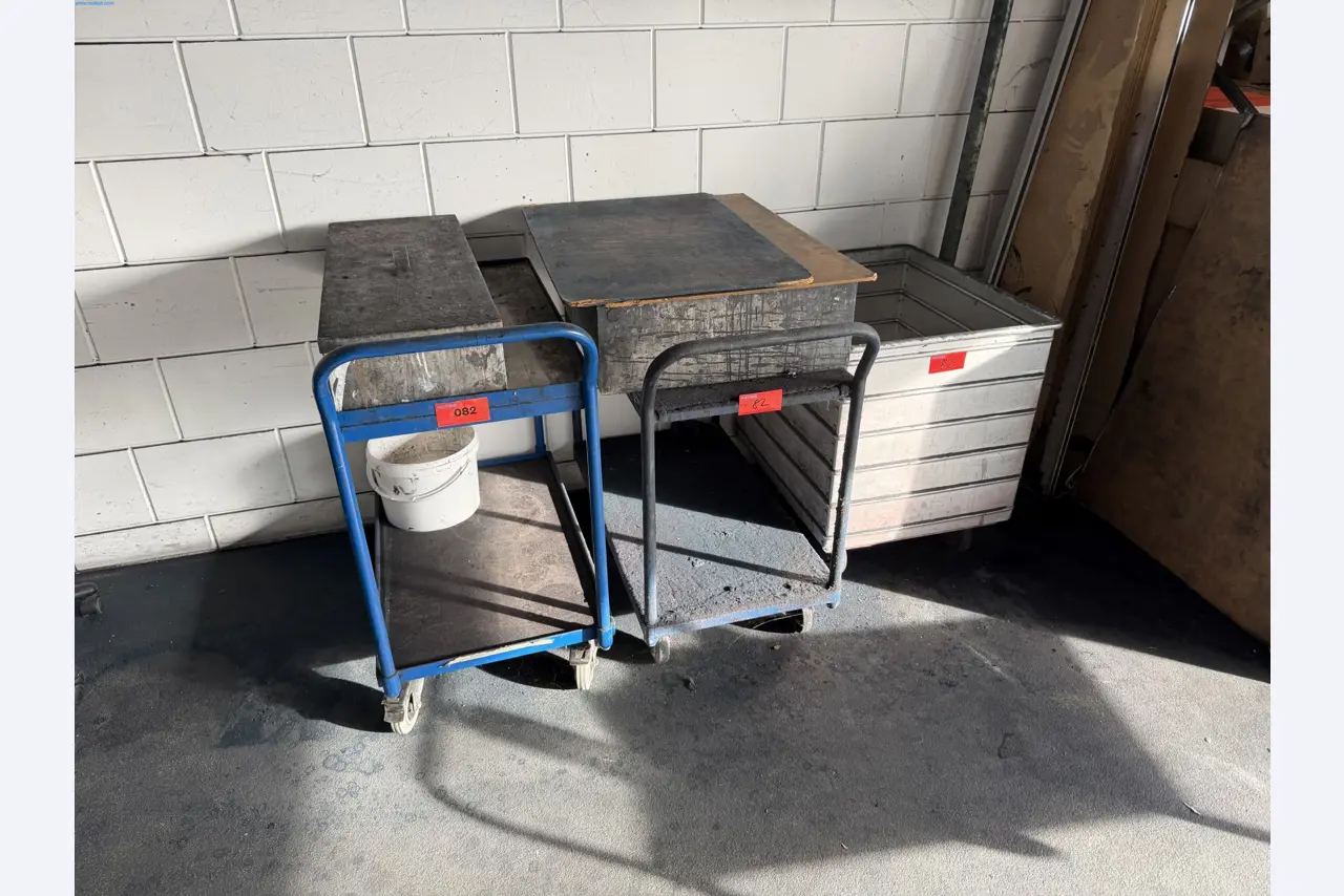 Operating equipment of a technical flocking company-1