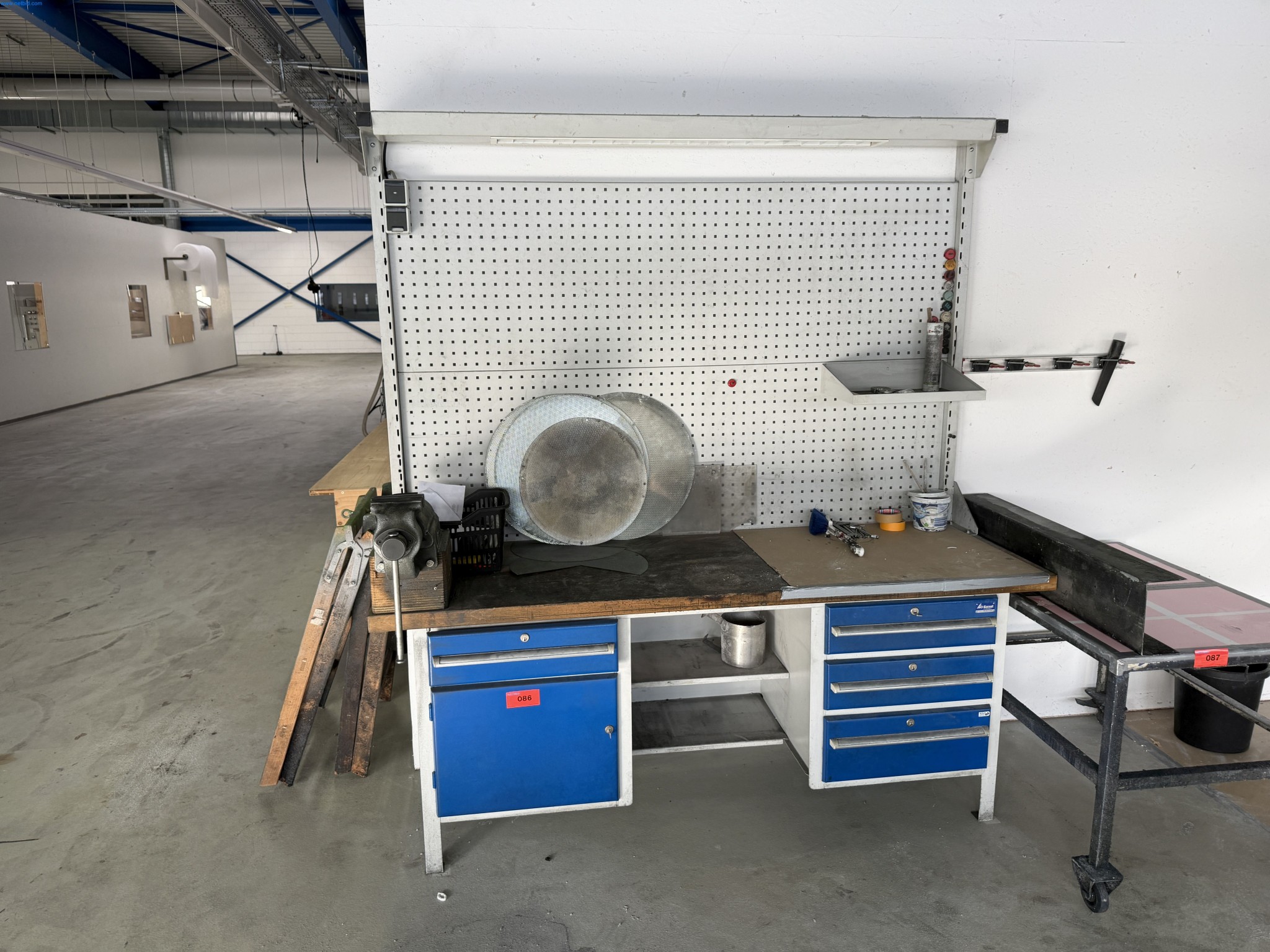 Operating equipment of a technical flocking company-1