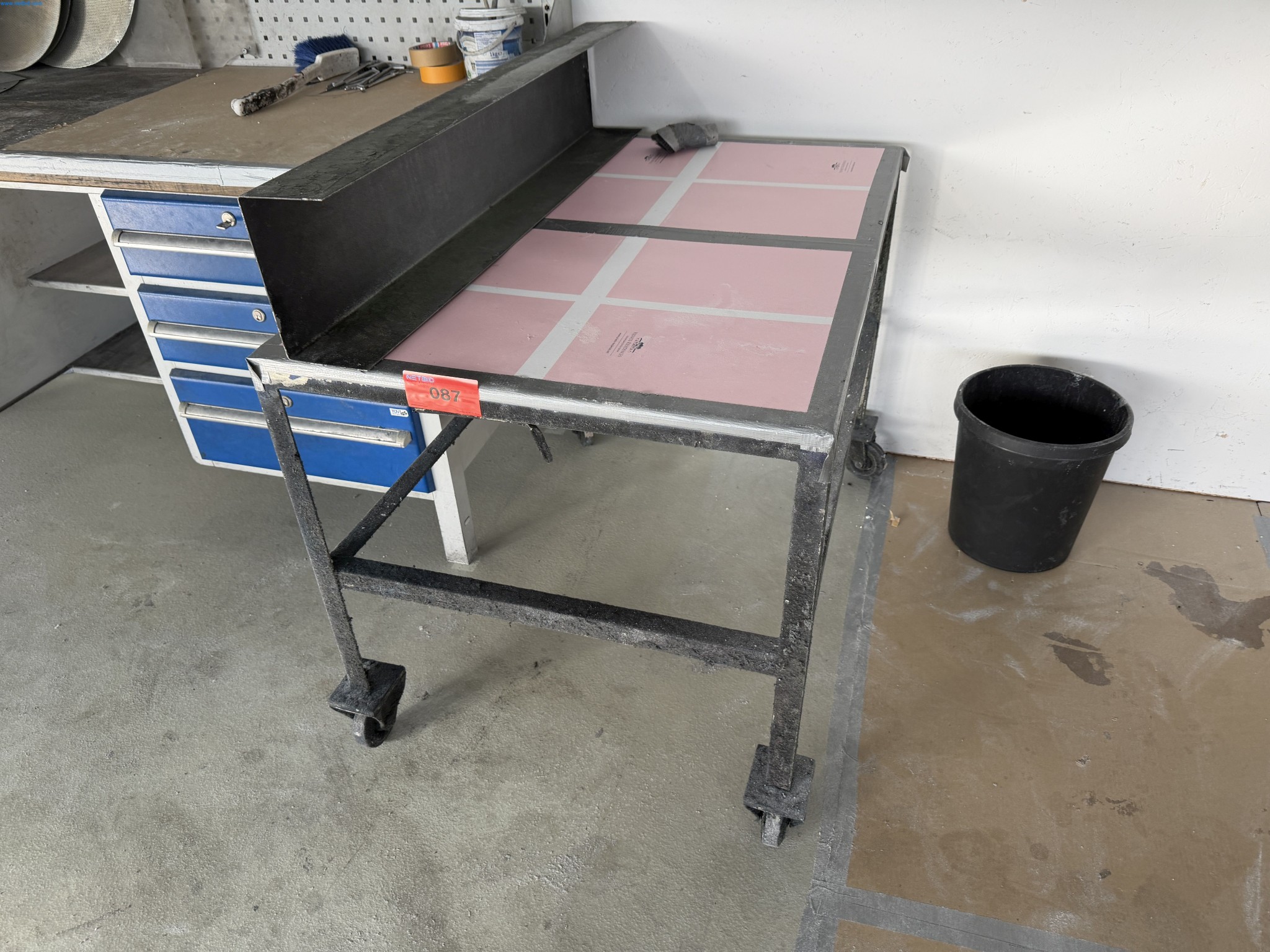 Operating equipment of a technical flocking company-1