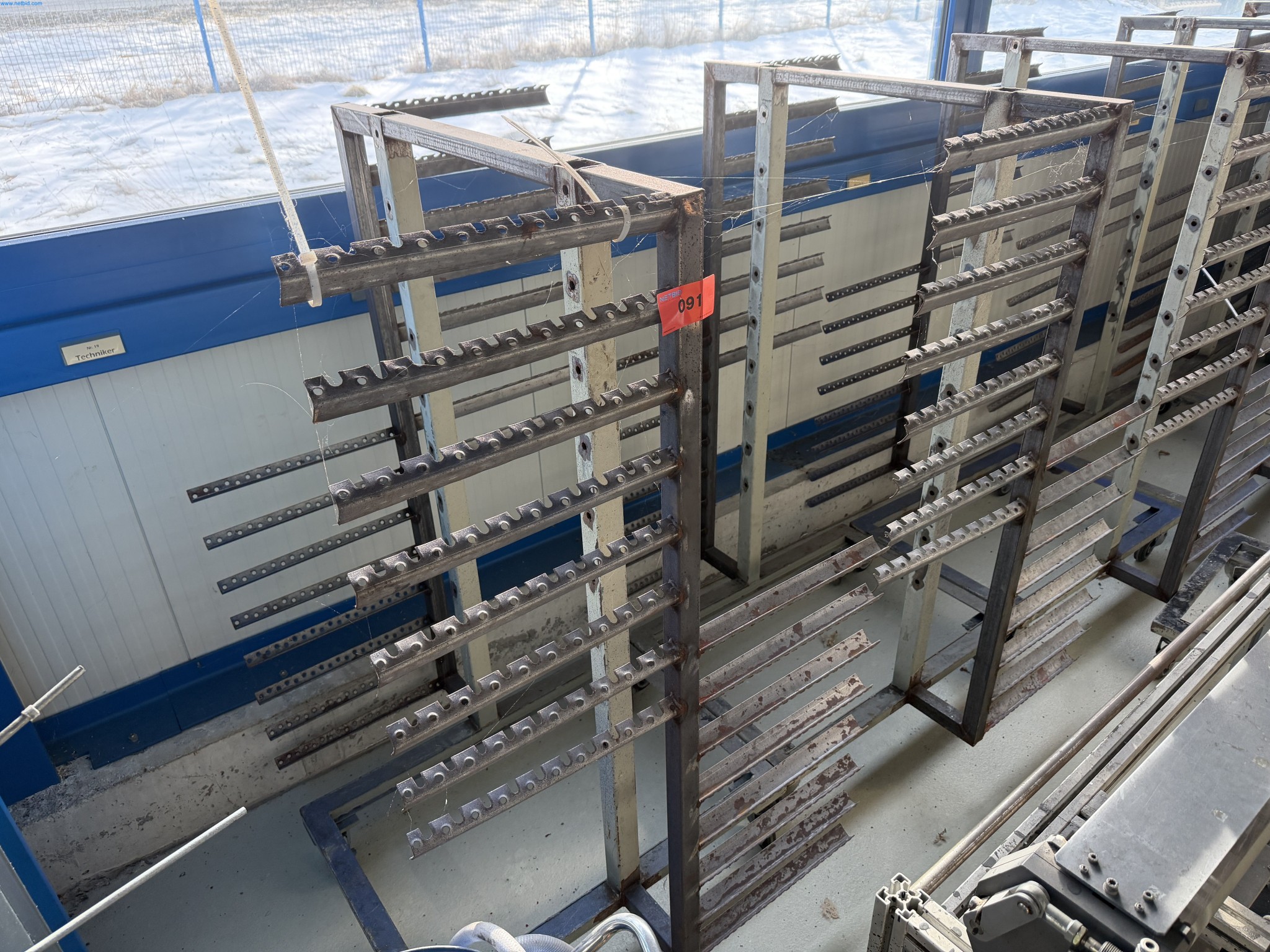 Operating equipment of a technical flocking company-2