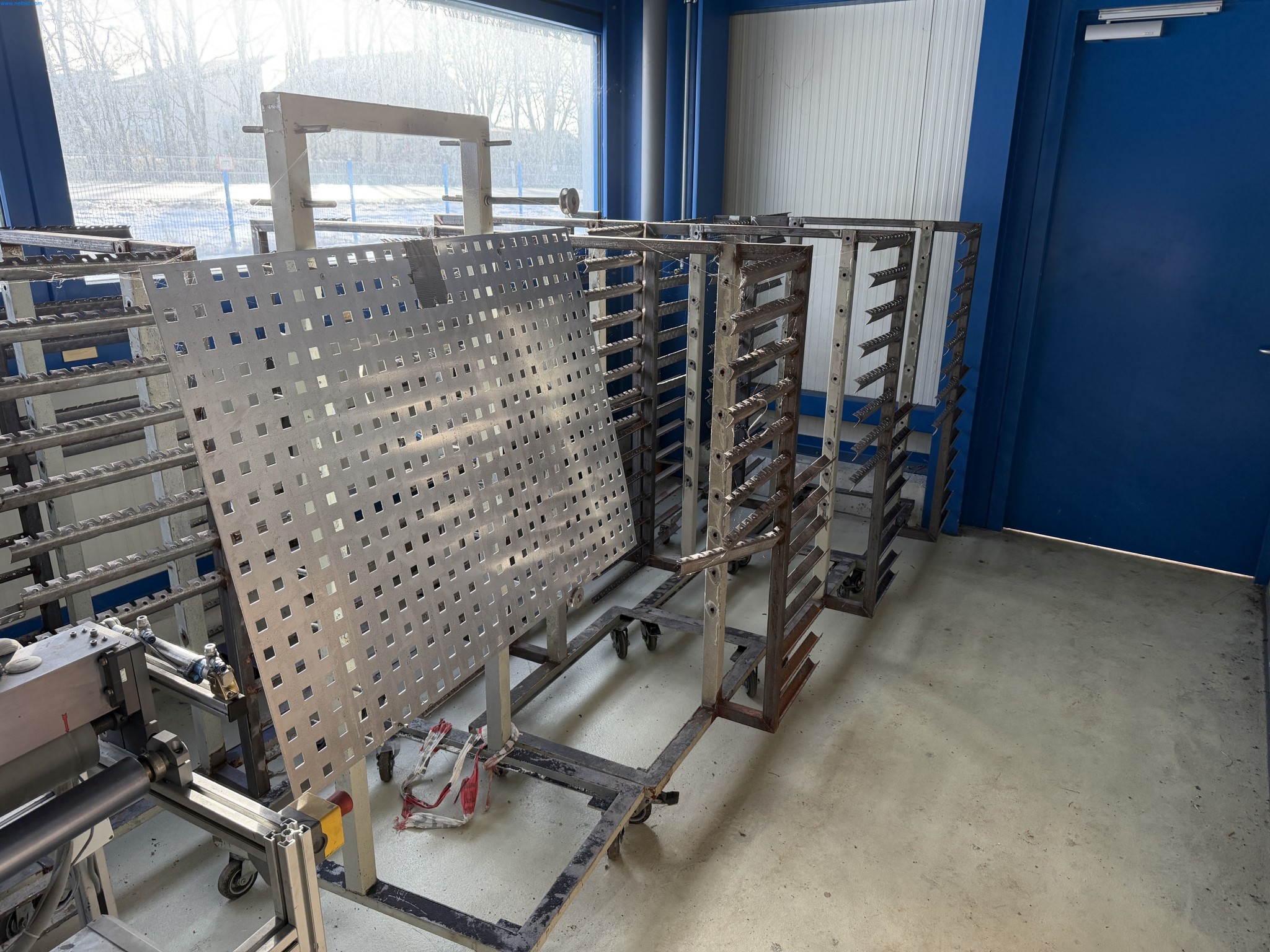 Operating equipment of a technical flocking company-3