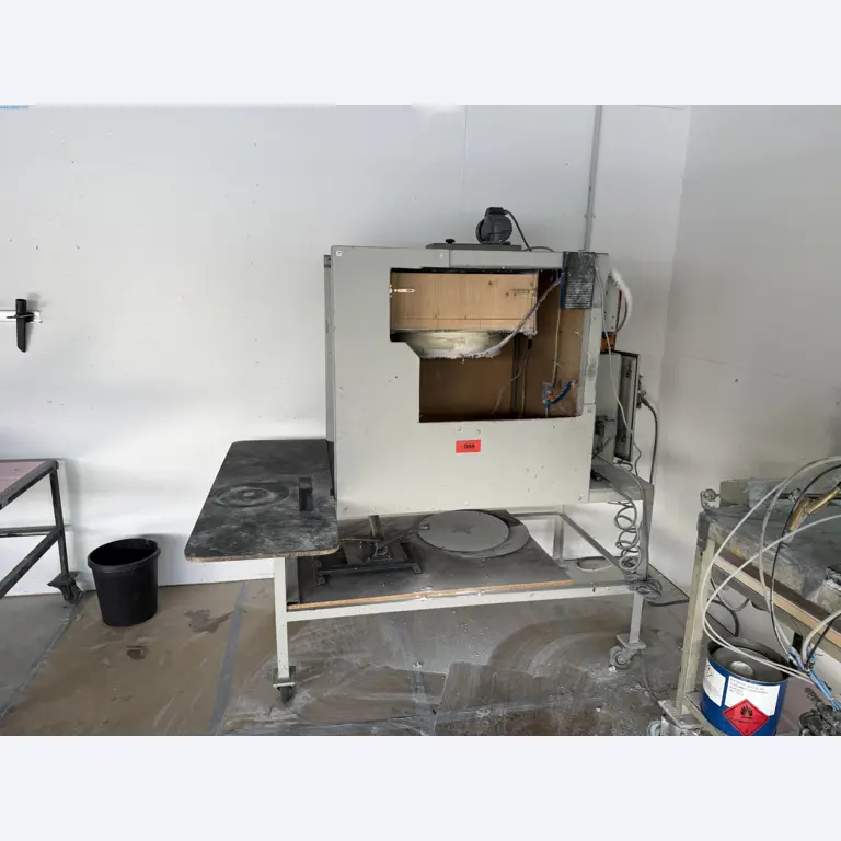 Operating equipment of a technical flocking company-1