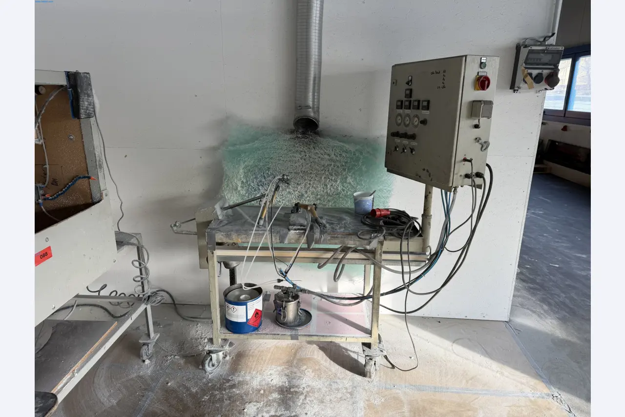 Operating equipment of a technical flocking company-2