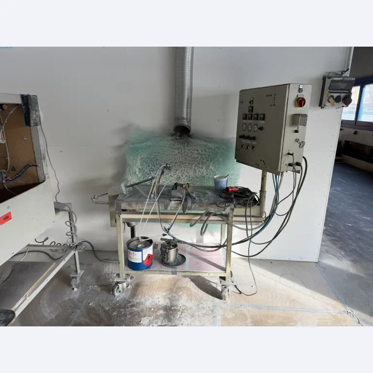 Operating equipment of a technical flocking company-2