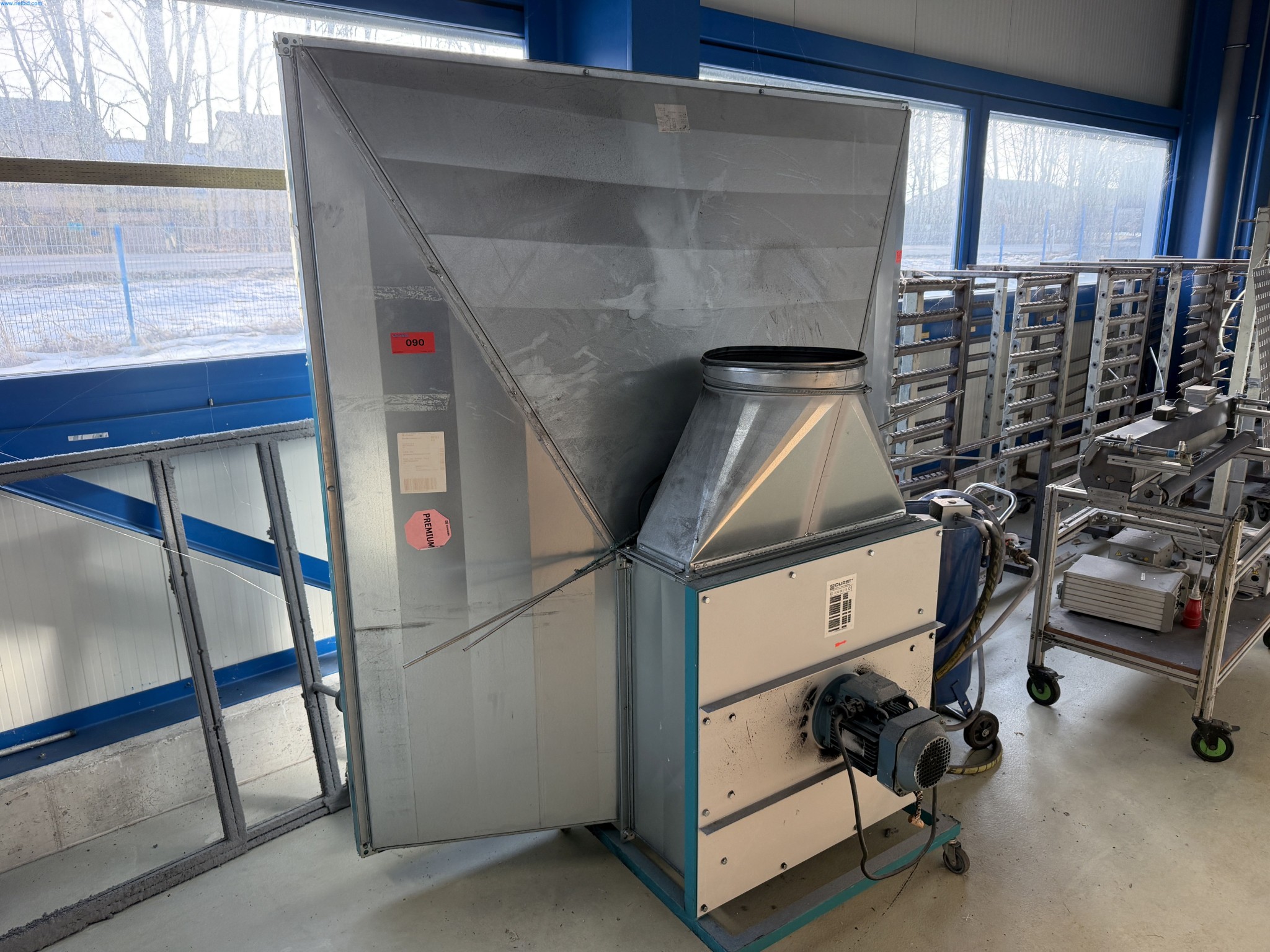 Operating equipment of a technical flocking company-1