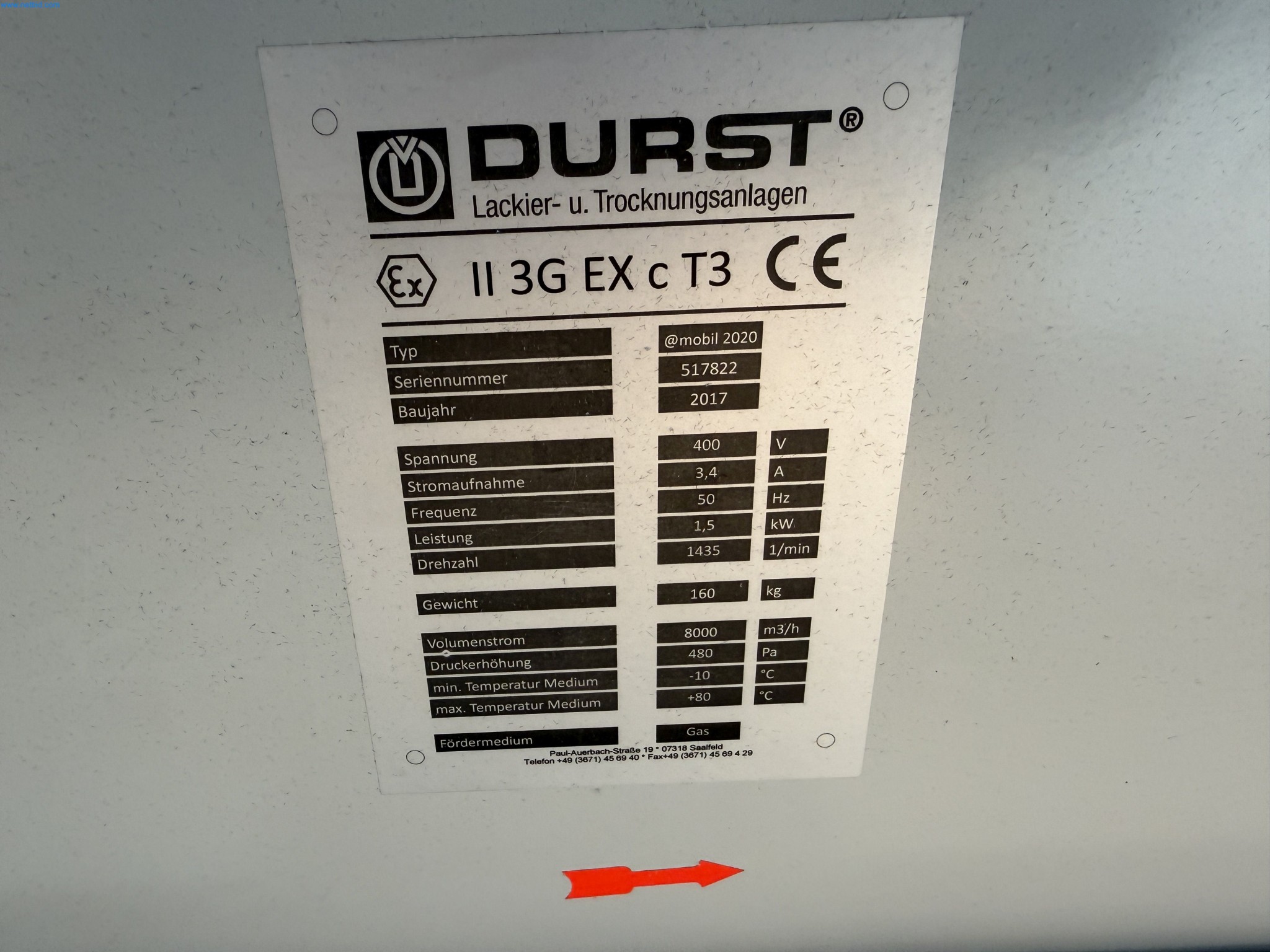 Operating equipment of a technical flocking company-2